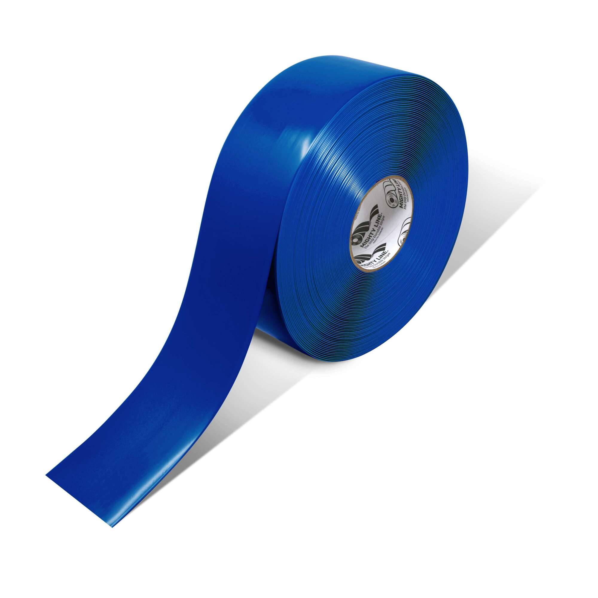 Mighty Line Industrial Floor Marking Tape, Blue, 3in. x 100ft. Roll
